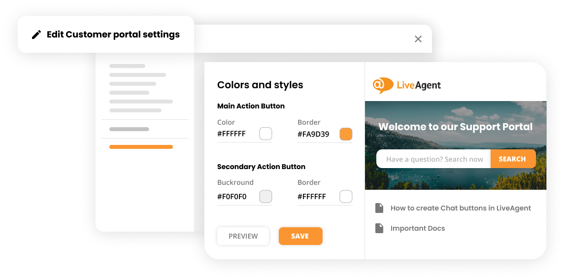 客户门户软件中的知识库自定义 - LiveAgent